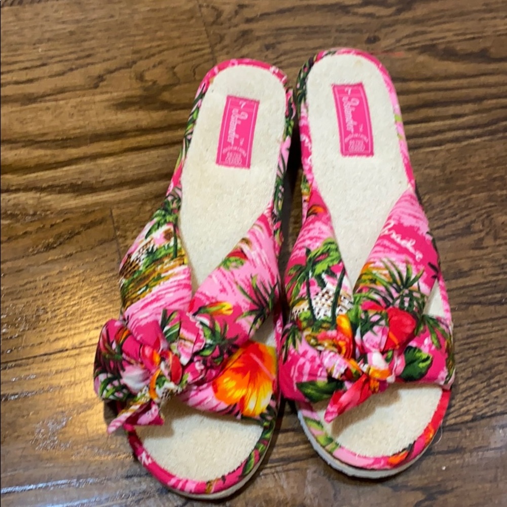 Island slides pink tropical